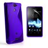 Sony Xperia V Θήκη Σιλικόνης TPU Gel - Μωβ Sony Xperia V Θήκη Σιλικόνης TPU Gel - Μωβ